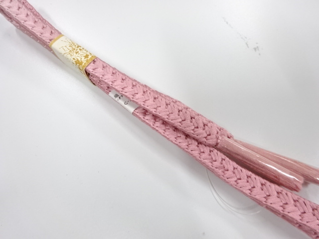 未使用品　正絹　手組帯締め